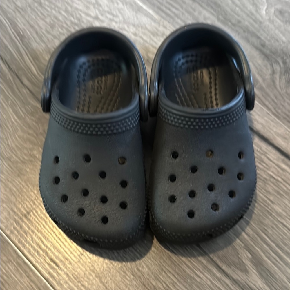 Kids Black Crocs Clogs